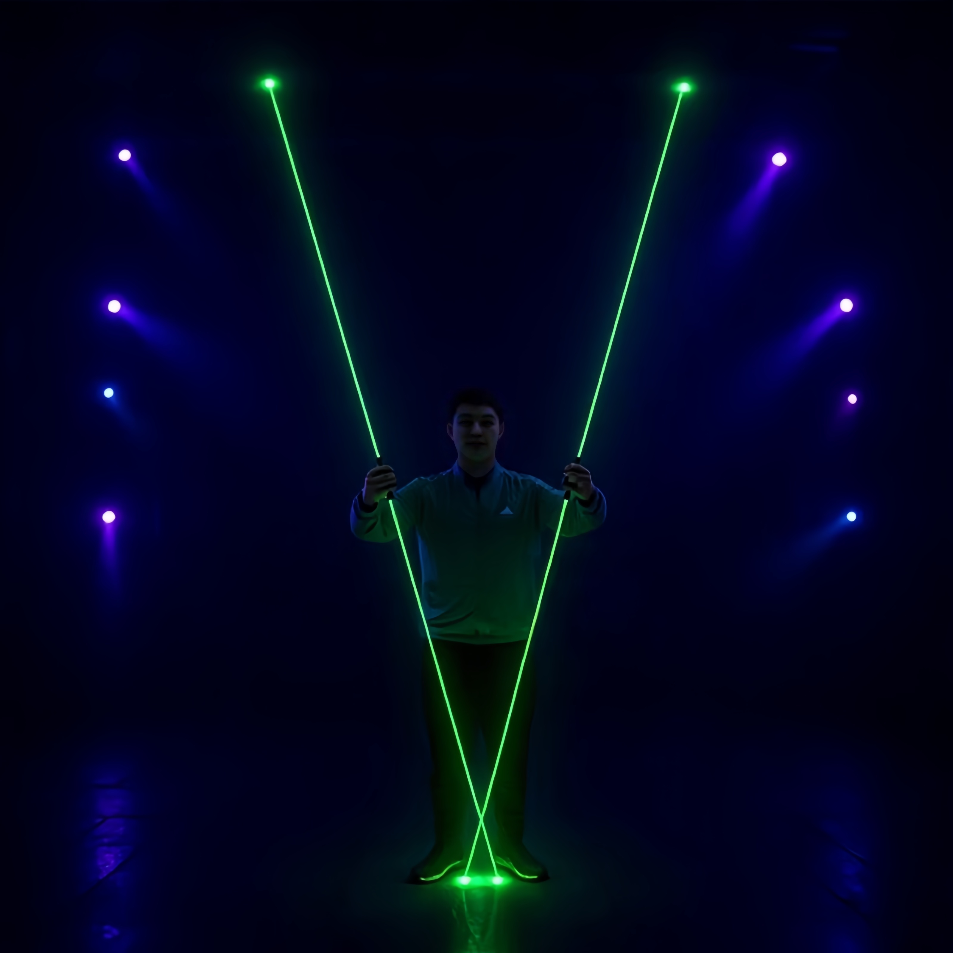 Industrial Laser Beam - Large Fluorescent Laser Sword, Stage Magic