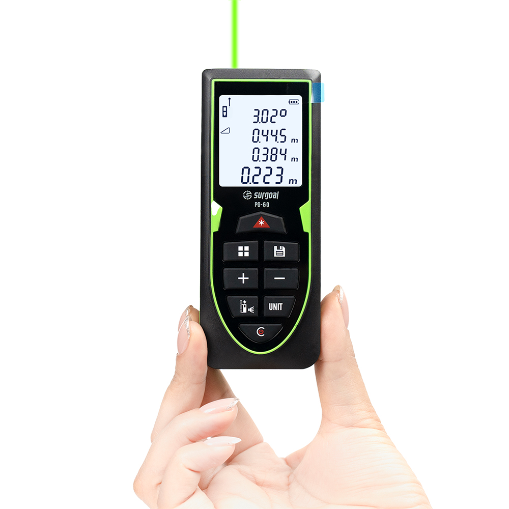 Green Laser Distance Meter 120 - Industrial Laser Tape Measure reseña y precio