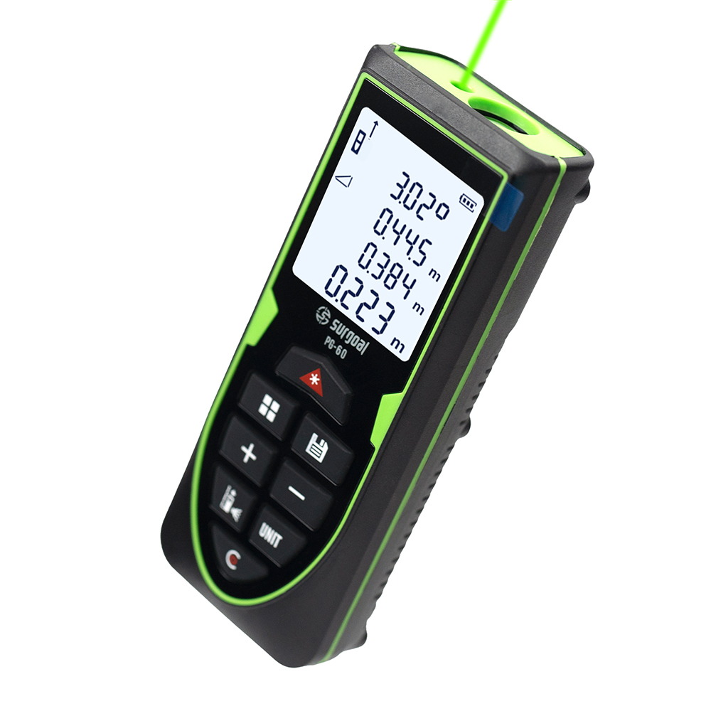 Green Laser Distance Meter 120 - Industrial Laser Tape Measure reseña y precio