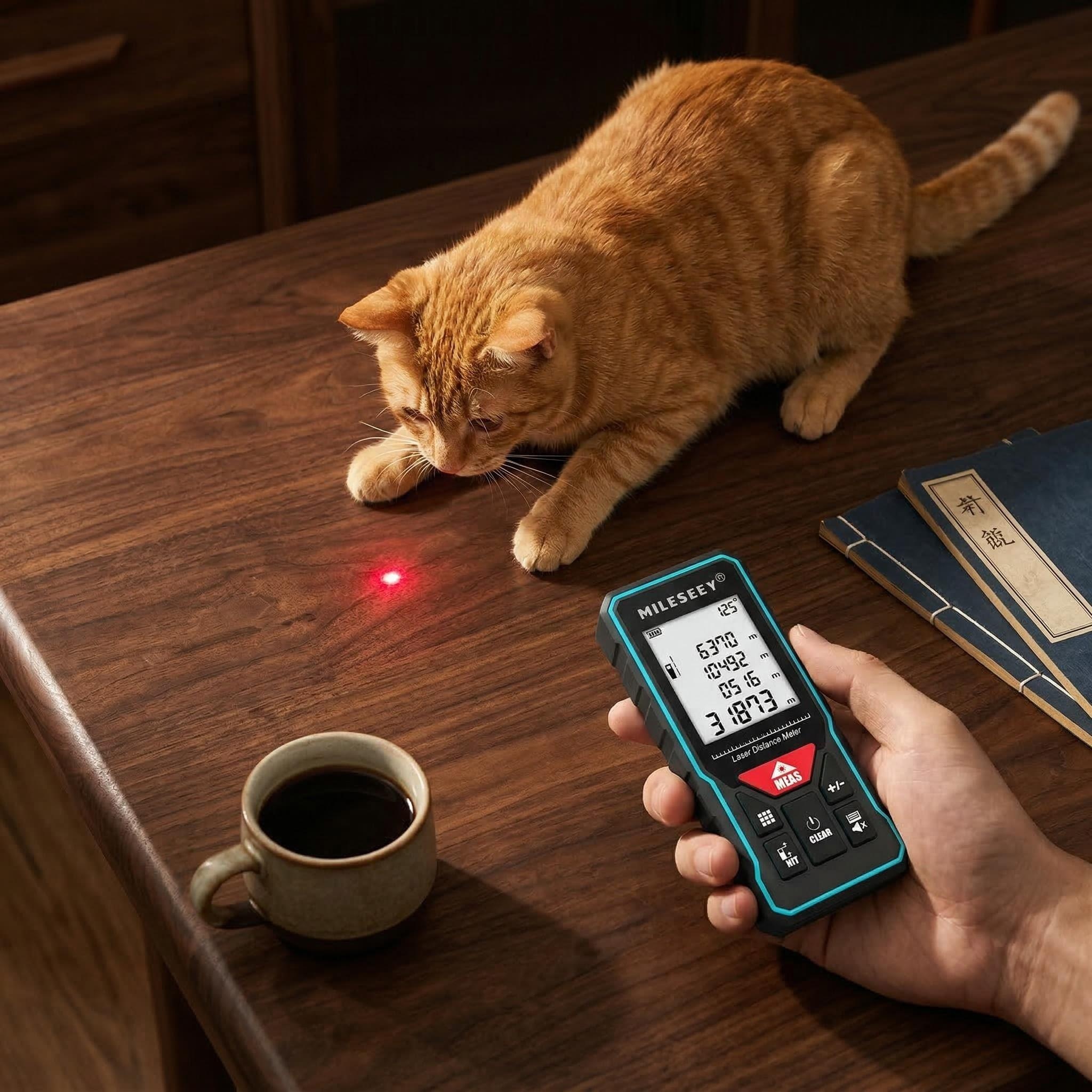 Mileseey Laser Rangefinder X5  - Industrial Laser Tape Measure reseña y precio
