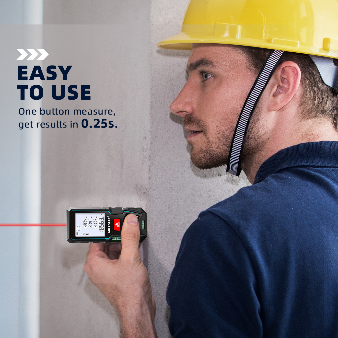 Mileseey Laser Rangefinder X5  - Industrial Laser Tape Measure reseña y precio
