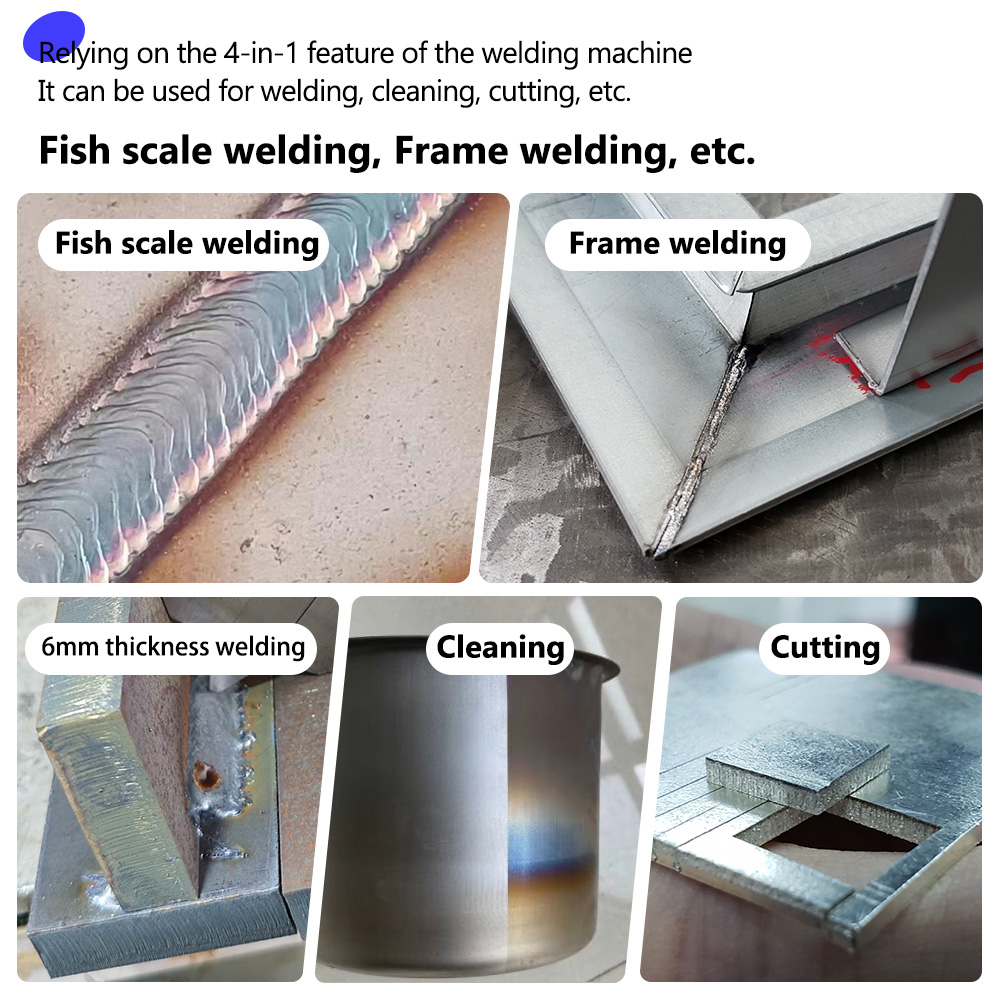 Four In One Air Cooling Handhe - Industrial Laser Welding Machine Hand Held reseña y precio