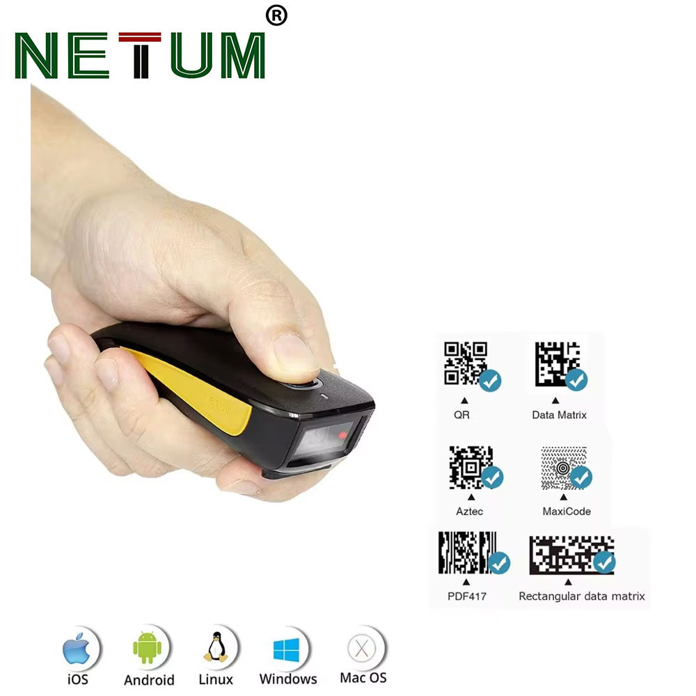 NETUM C750 Bluetooth 2D Barcod - Industrial Laser Beam reseña y precio