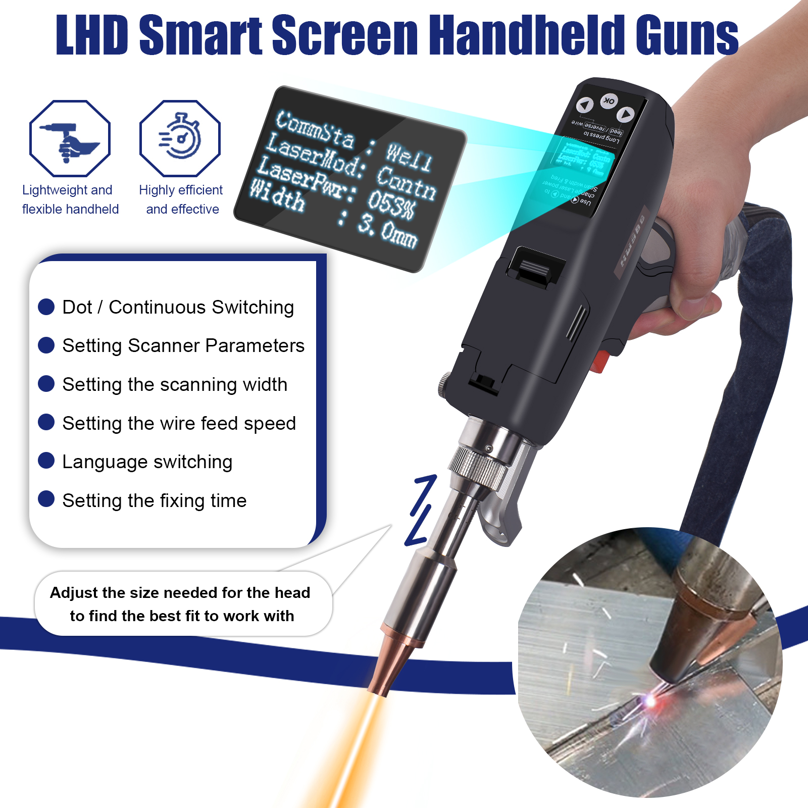 4 IN 1 2000W Laser Welding Mac - Industrial Laser Welding Machine Hand Held reseña y precio