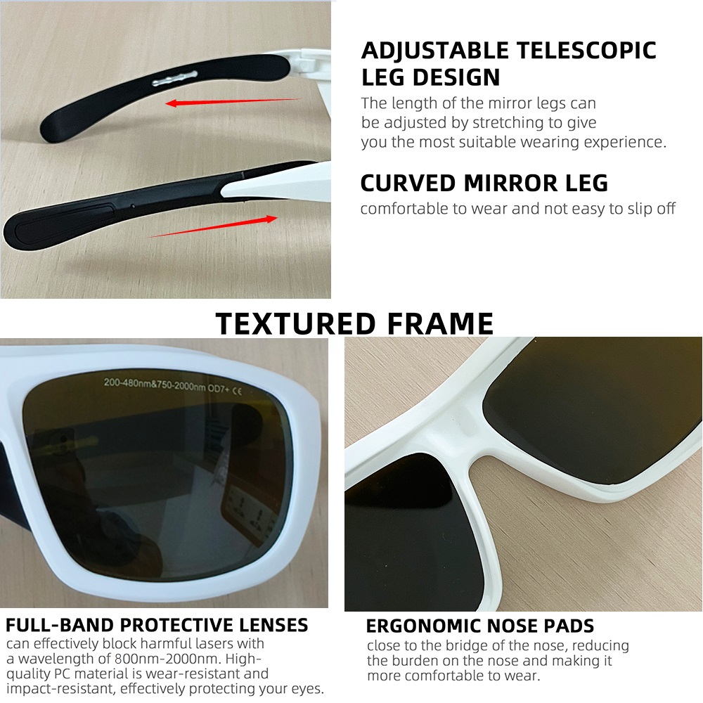 OD7 Laser Safety Glasses Goggl - Industrial Laser Hair Removal reseña y precio