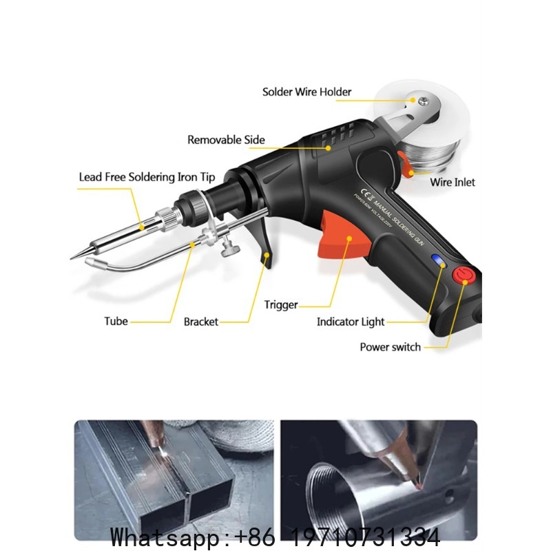60W Soldering Iron Set Interna - Industrial Heated Laser Welding Tool reseña y precio