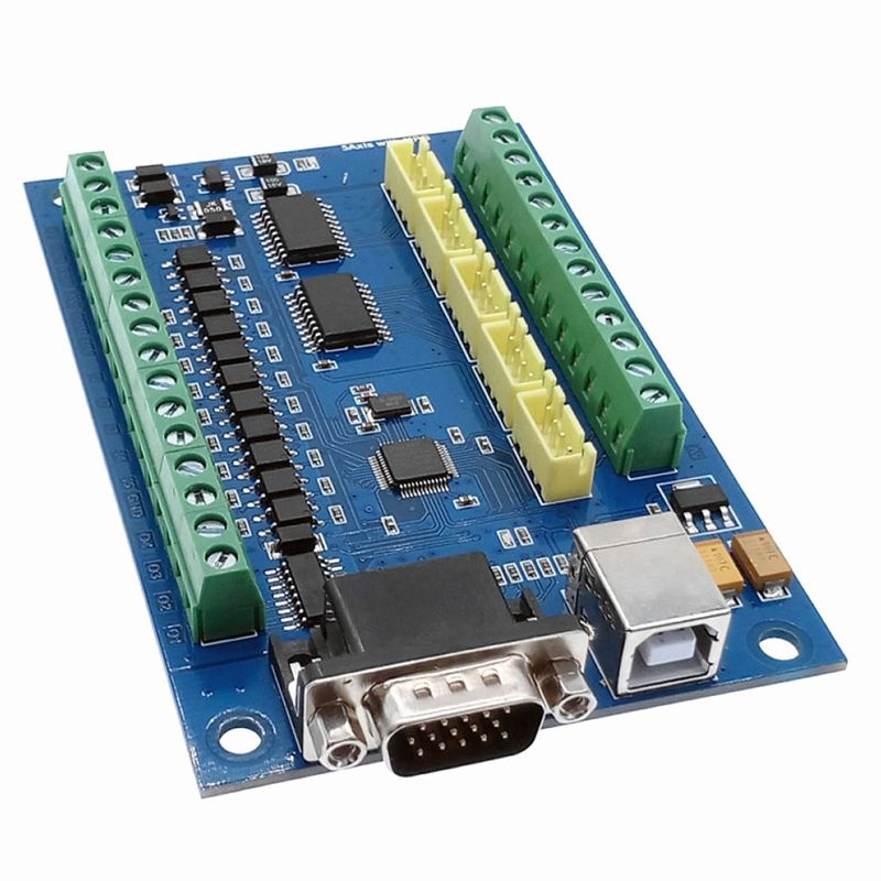 MACH3 USB CNC 5 Axis 100Khz 12 - Breakout Board Mach3 reseña y precio