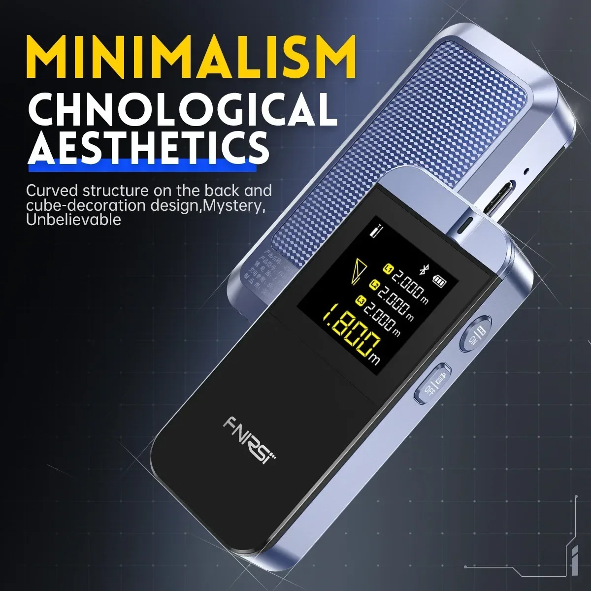 FNIRSI-IR40 Smart Laser Rangef - Industrial Laser Tape Measure reseña y precio