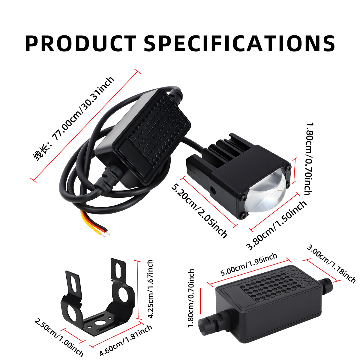 1/2PCS 1LENS Laser Front Grill - Industrial Laser Beam reseña y precio