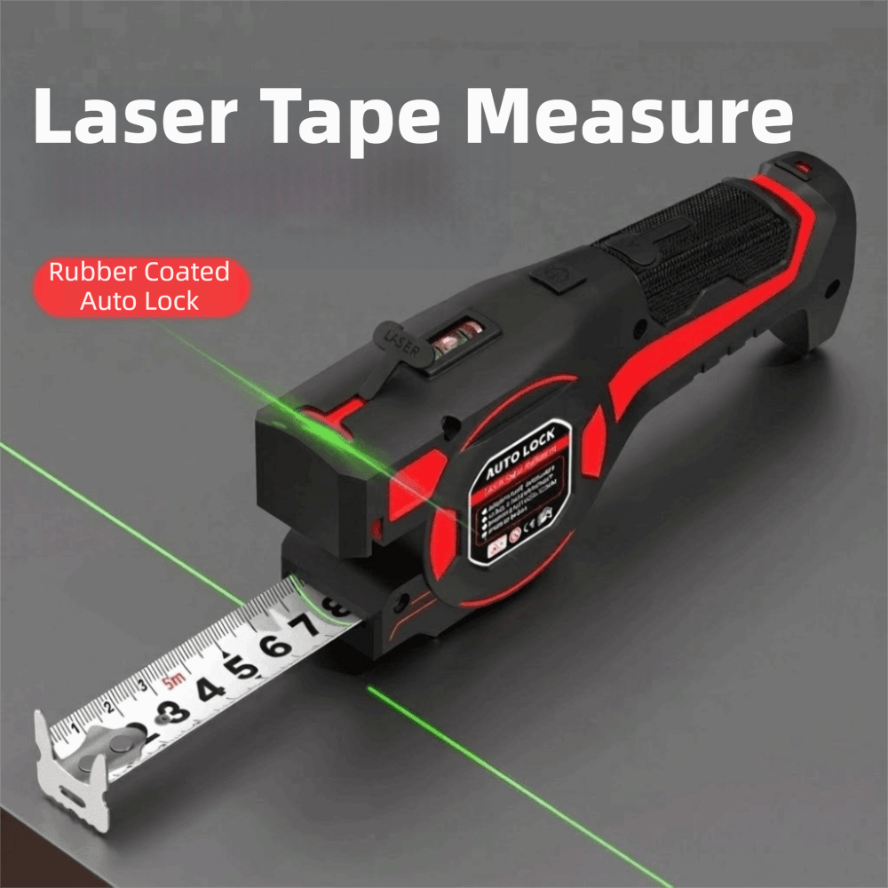 3-in-1 Laser Tape Measure Retr - Industrial Laser Tape Measure reseña y precio