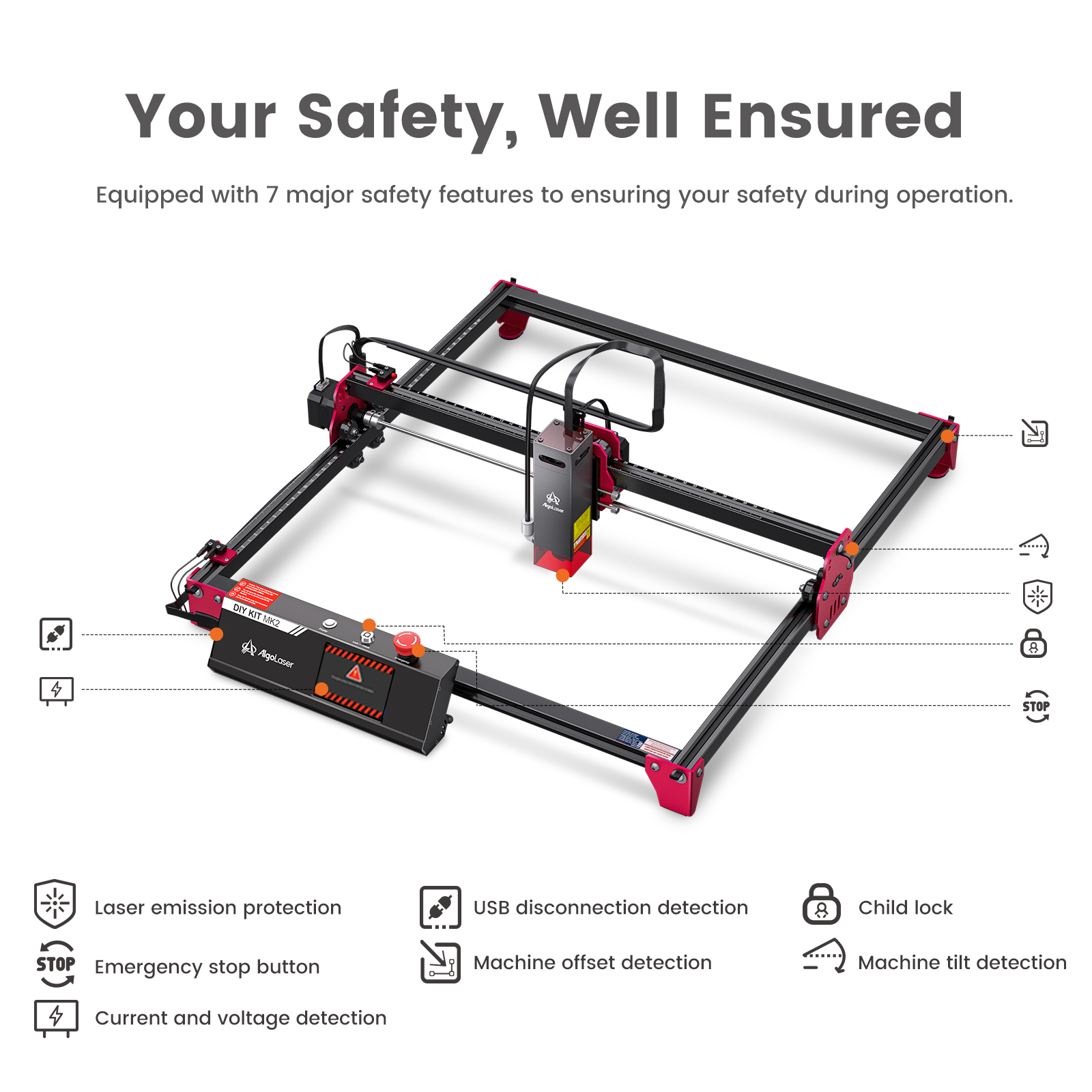 AlgoLaser Laser Engraving Mach - Laser Marking Machine reseña y precio