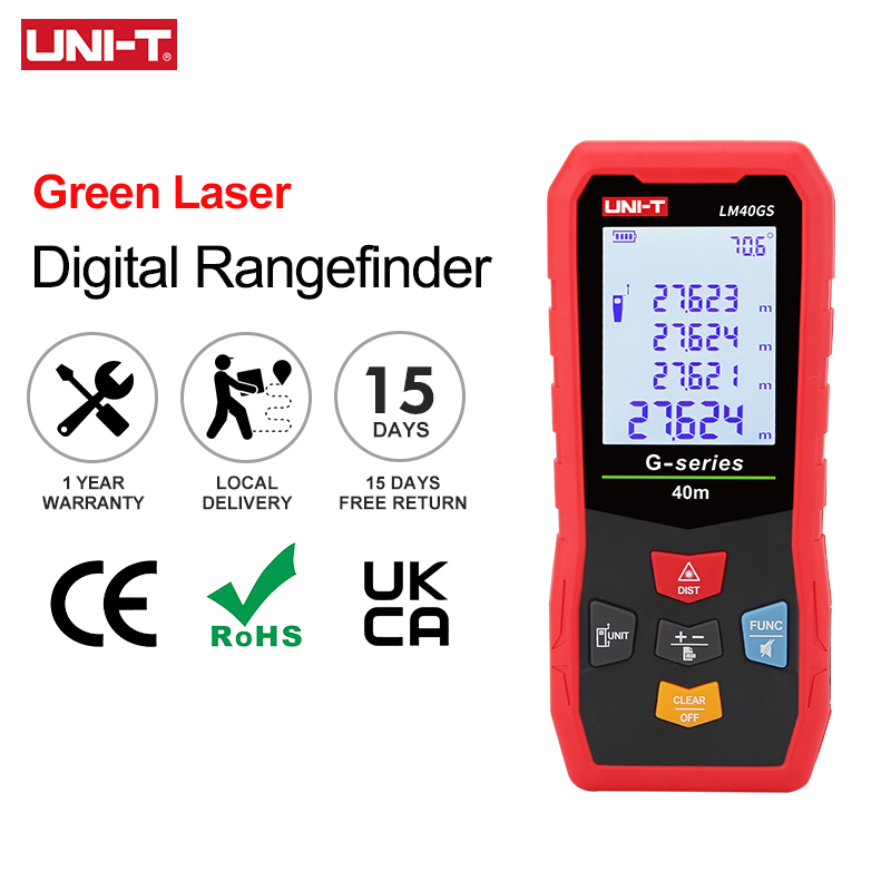 UNI-T Laser Distance Meter LM- - Industrial Laser Tape Measure reseña y precio