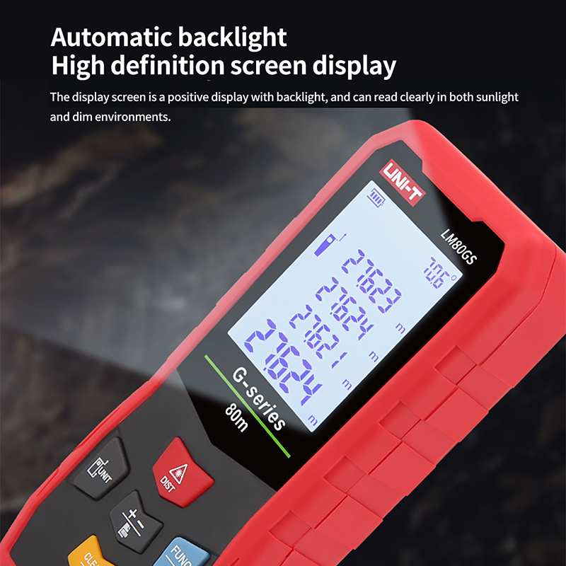 UNI-T Laser Distance Meter LM- - Industrial Laser Tape Measure reseña y precio