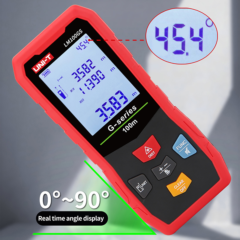 UNI-T Laser Distance Meter LM- - Industrial Laser Tape Measure reseña y precio