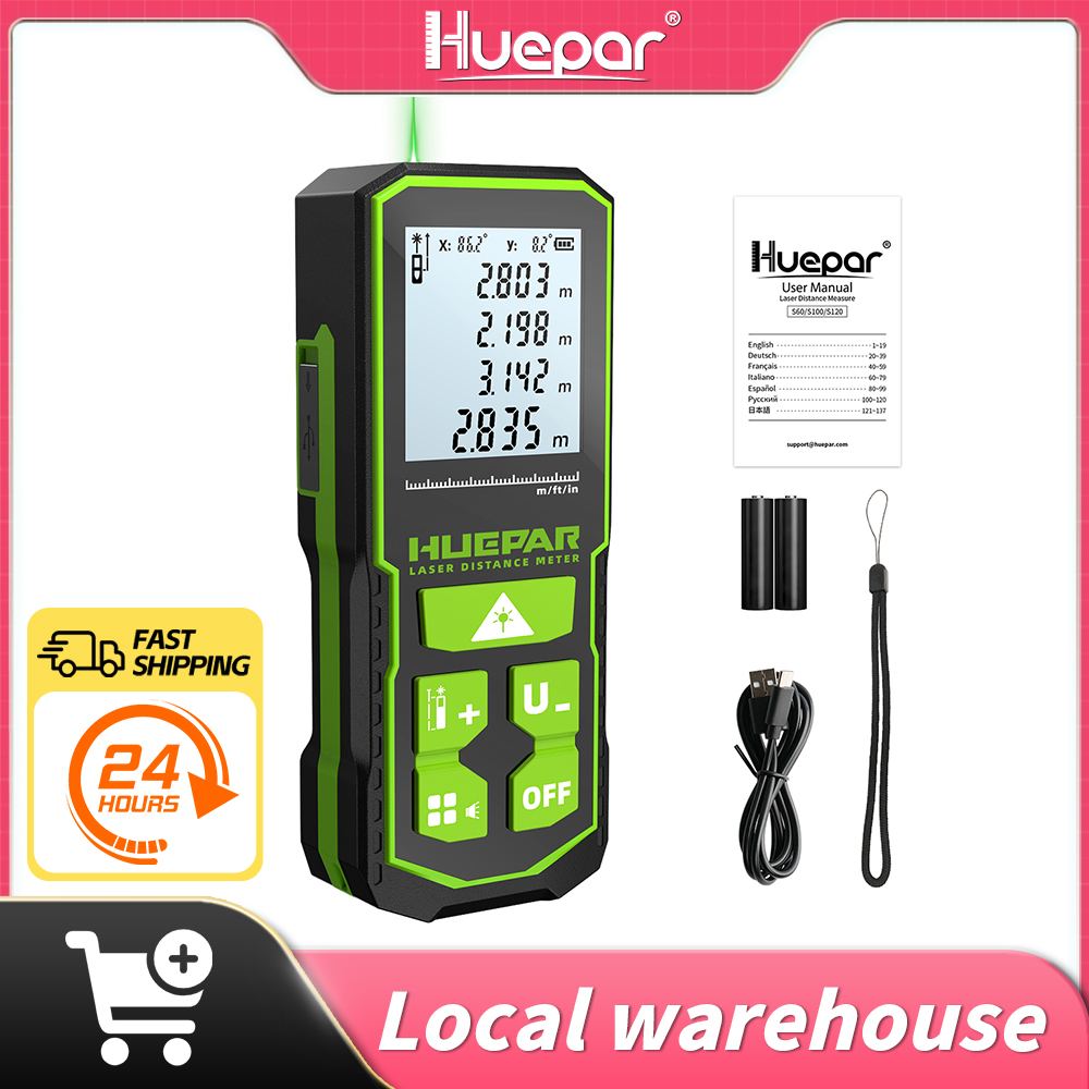 Huepar Laser Rangefinder Digit - Industrial Laser Tape Measure reseña y precio