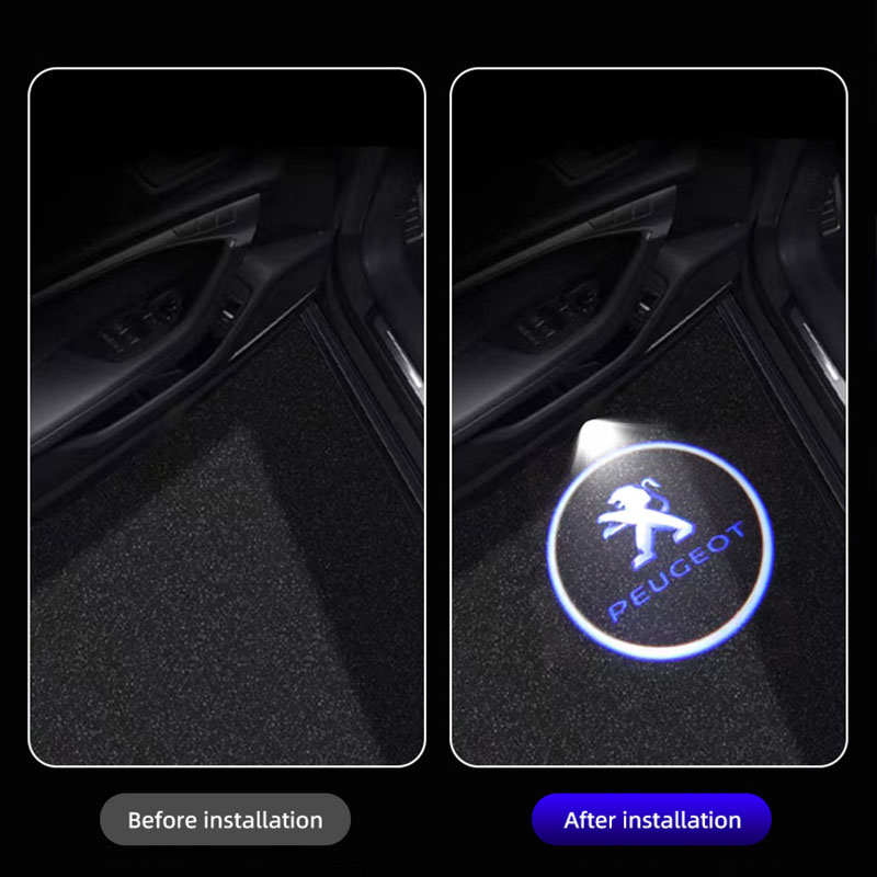 2Pcs Car Door Logo Welcome Lig - Industrial Laser Projection reseña y precio