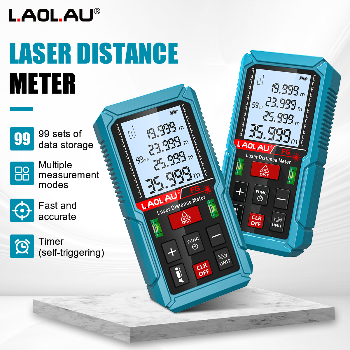 Laser Meter Digital Tape Timer - Industrial Laser Tape Measure reseña y precio
