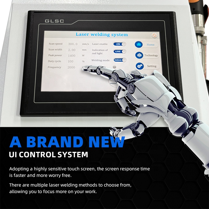 1000w 1500w 2000w 3 in 1 Air C - Industrial Laser Welding Machine Hand Held reseña y precio