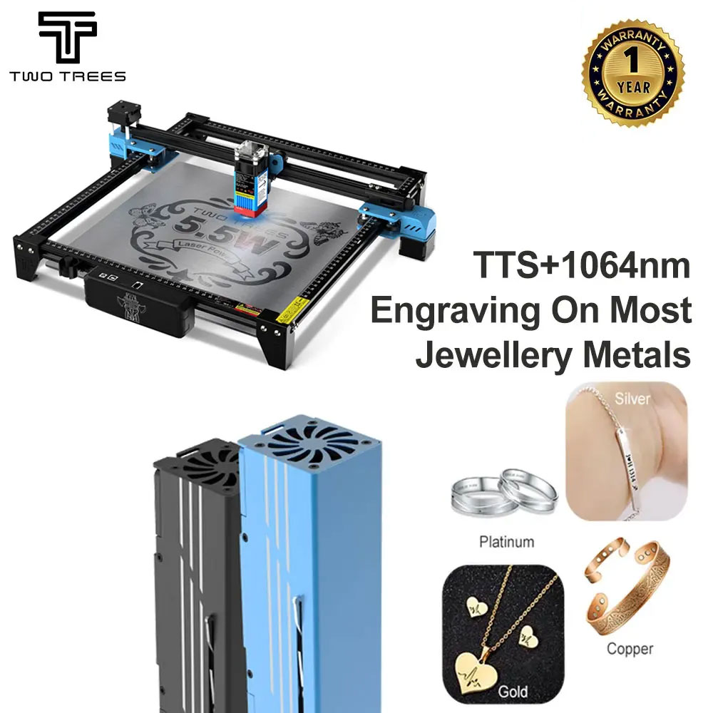TWOTREES TTS-55 Laser Engravin - Laser Marking Machine reseña y precio
