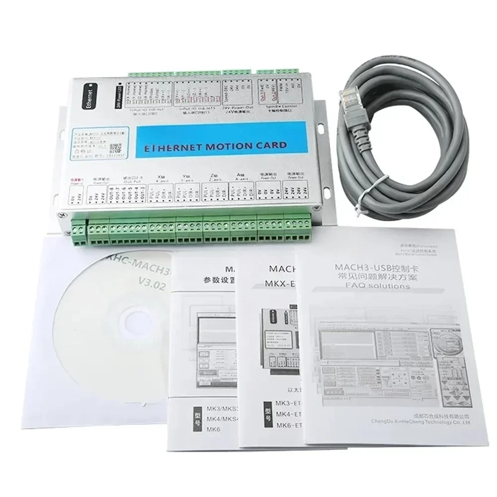 Mach3 Ethernet Motion Card CNC - Breakout Board Mach3 reseña y precio