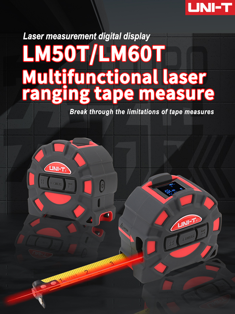 UNI-T 50M 60M Laser Tape Measu - Industrial Laser Tape Measure reseña y precio