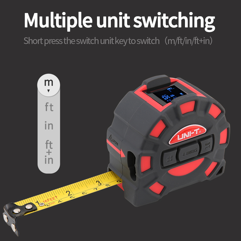 UNI-T 50M 60M Laser Tape Measu - Industrial Laser Tape Measure reseña y precio