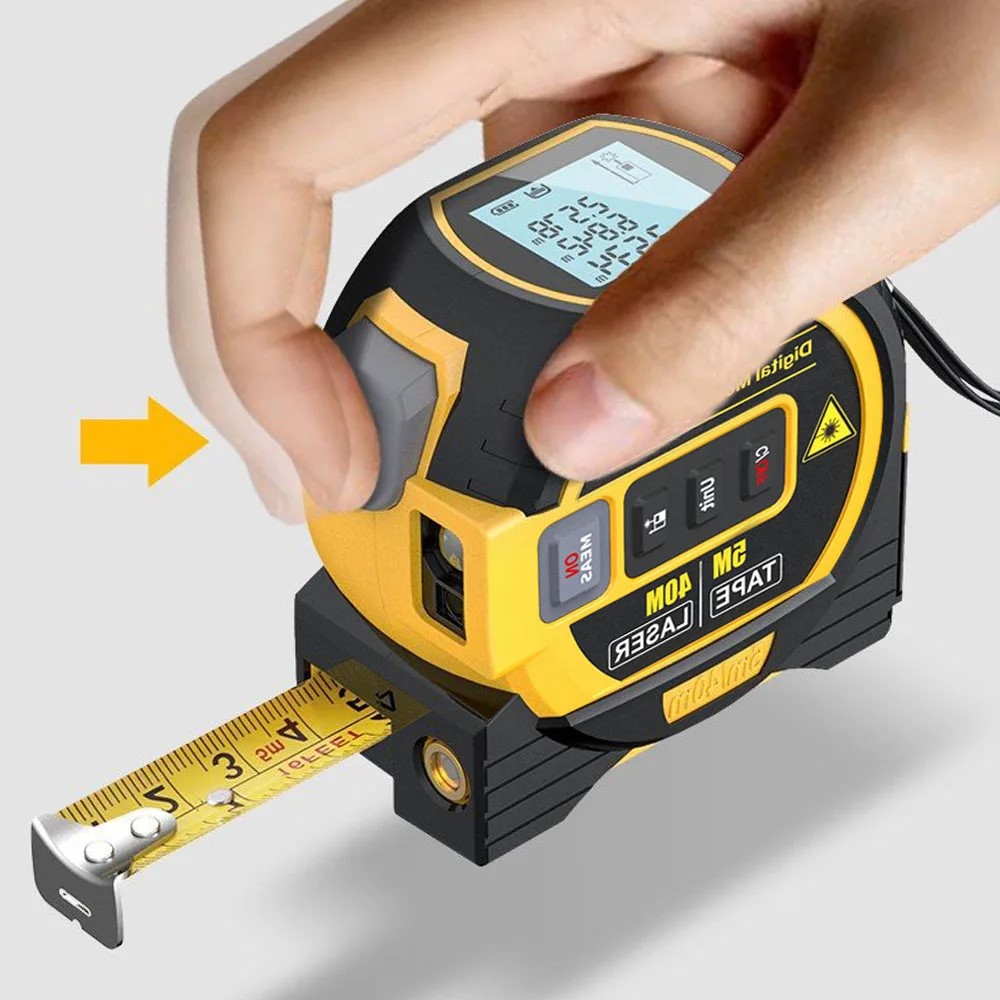 Laser Tape Measure 3 In 1 Digi - Industrial Laser Tape Measure reseña y precio