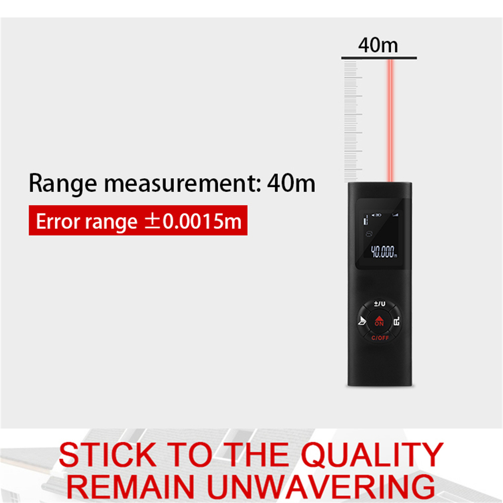 40M Laser Distance Meter Laser - Industrial Laser Tape Measure reseña y precio
