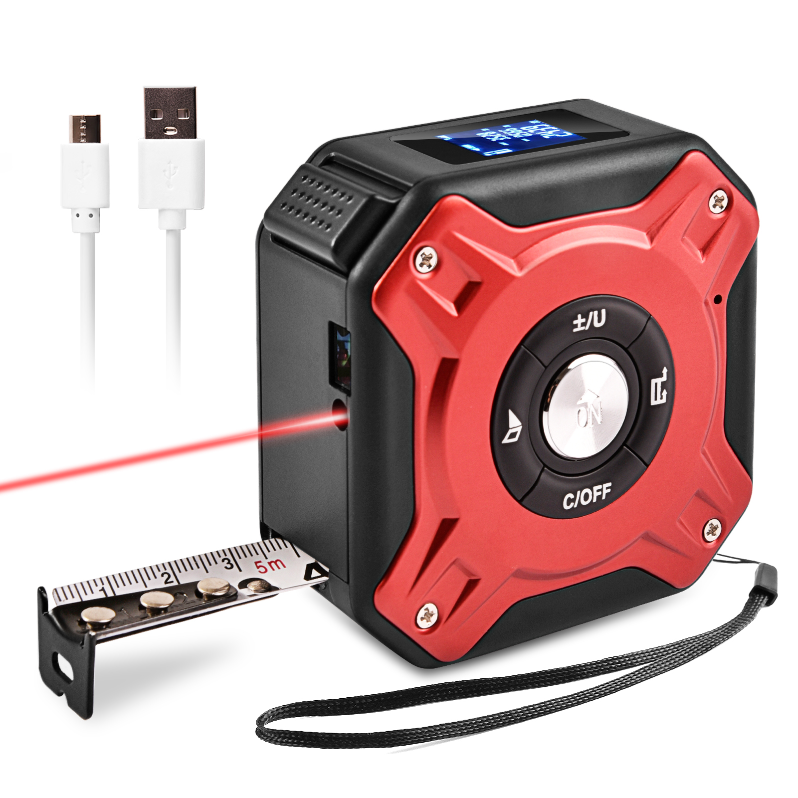 M/IN/FT High Precision Laser R - Industrial Laser Tape Measure reseña y precio
