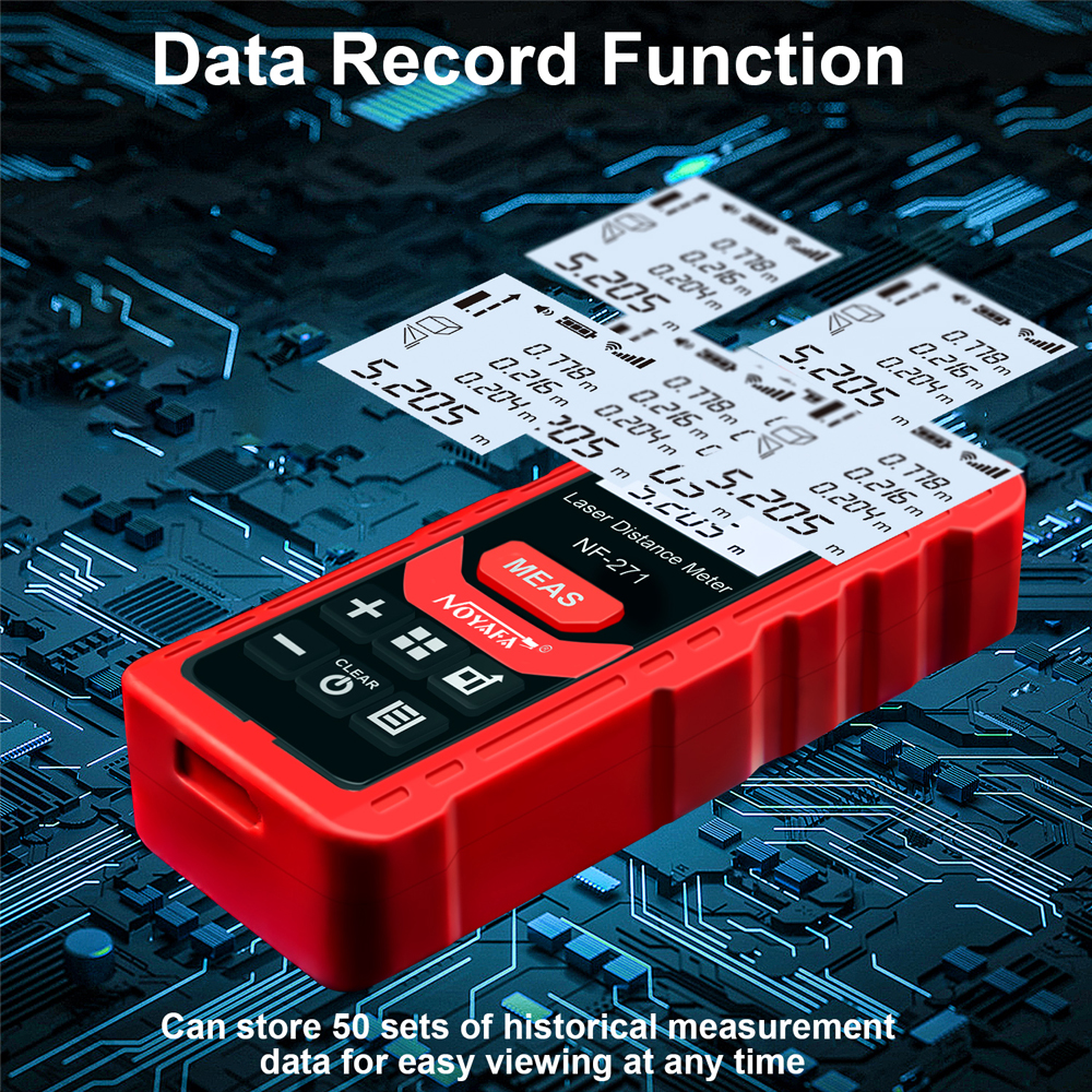 NOYAFA NF-271 Laser Rangefinde - Industrial Laser Tape Measure reseña y precio