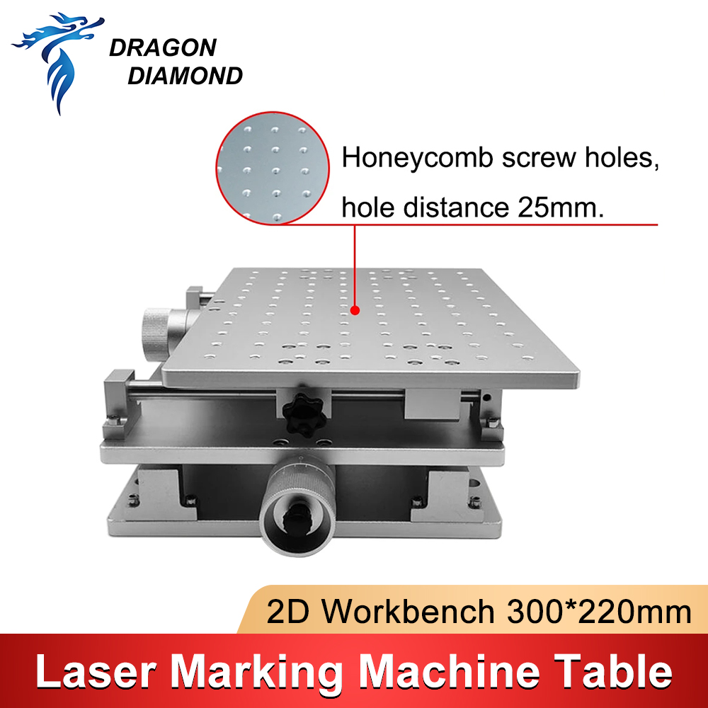 300*220mm 2D Worktable XY 2 Ax - Laser Marking Machine reseña y precio