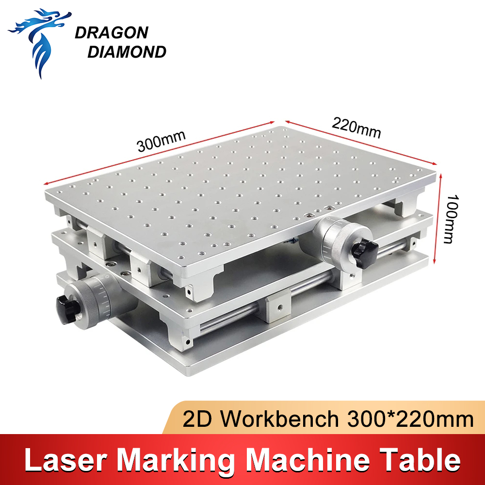 300*220mm 2D Worktable XY 2 Ax - Laser Marking Machine reseña y precio