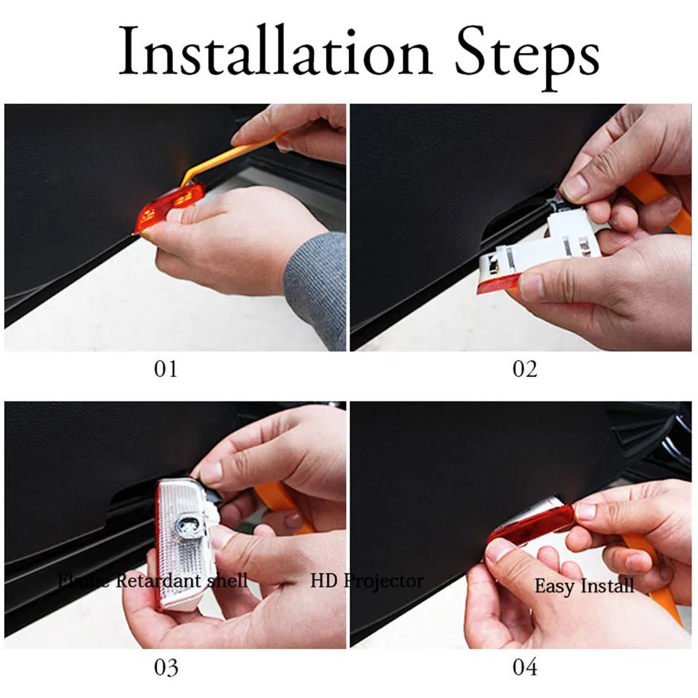 2pcs LED Car Logo Laser Projec - Industrial Laser Projection reseña y precio