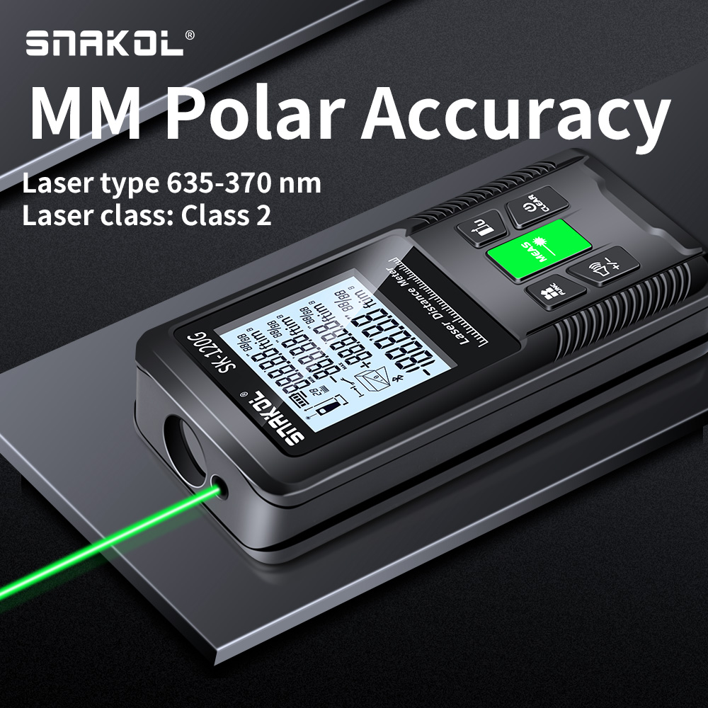 Snakol Laser Distance Meter 40 - Industrial Laser Tape Measure reseña y precio