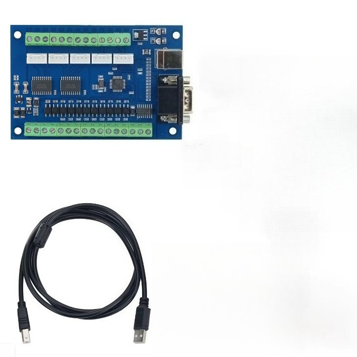 MACH3 USB CNC 5 Axis 100KHz 12 - Breakout Board Mach3 reseña y precio