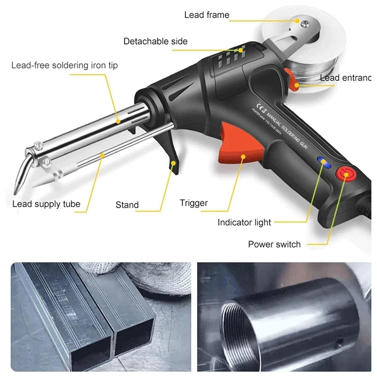 A002 Internally Heated Industr - Industrial Heated Laser Welding Tool reseña y precio