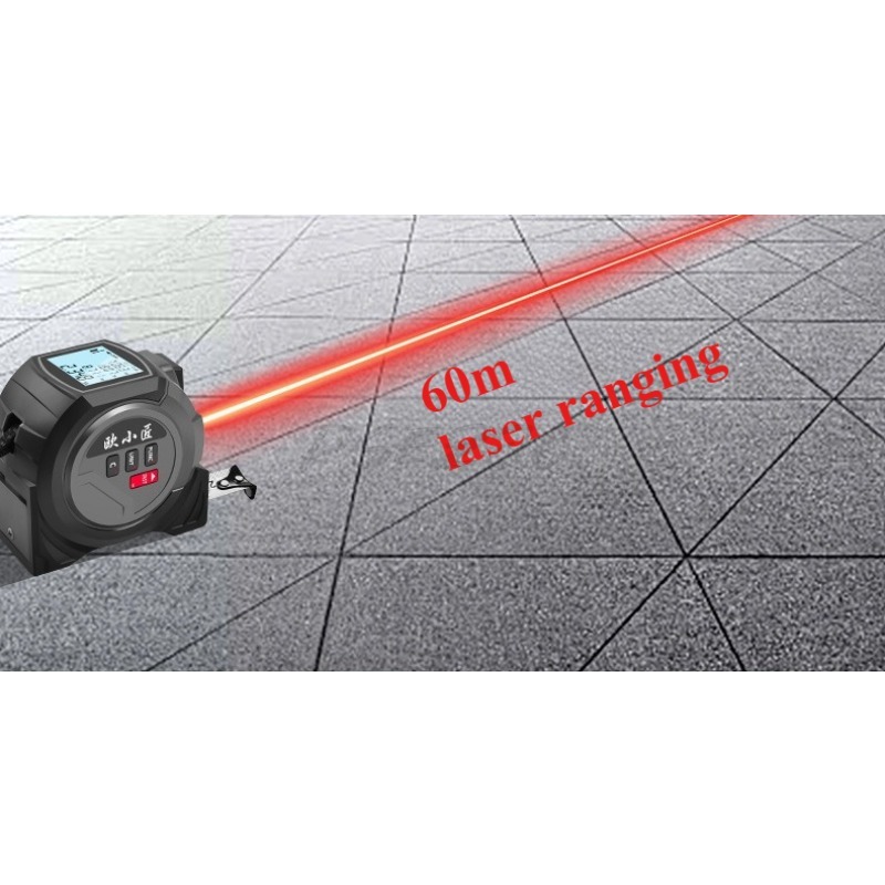 Laser Rangefinder Tape Measure - Industrial Laser Tape Measure reseña y precio