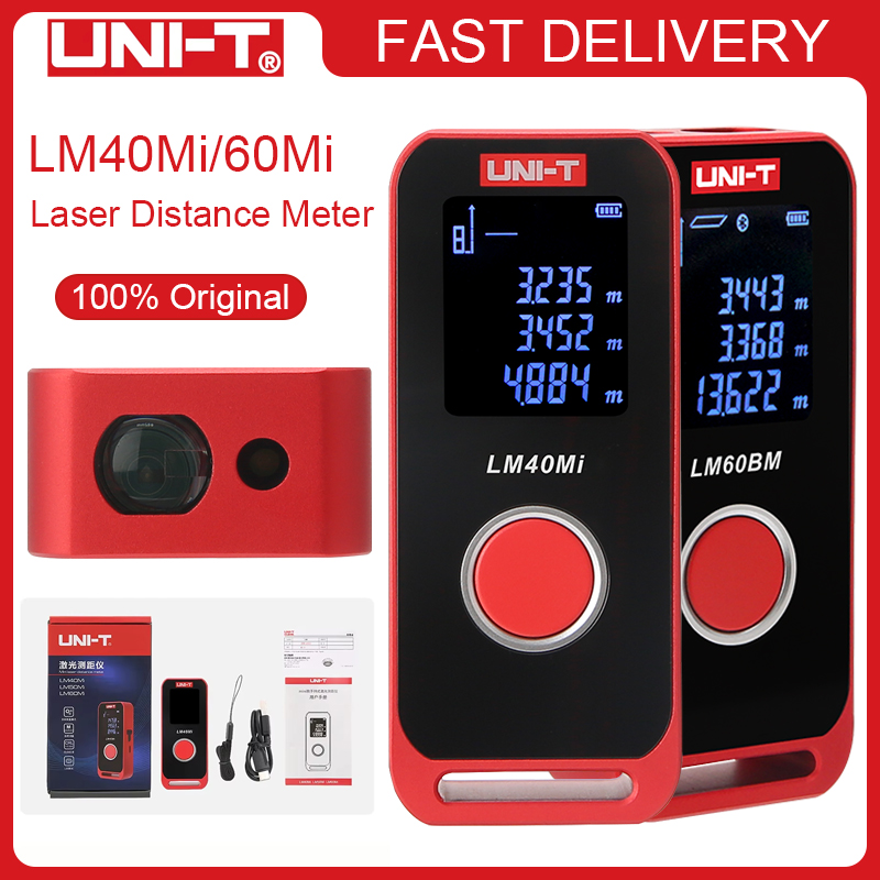 UNI-T Laser Distance Meter 40m - Industrial Laser Tape Measure reseña y precio