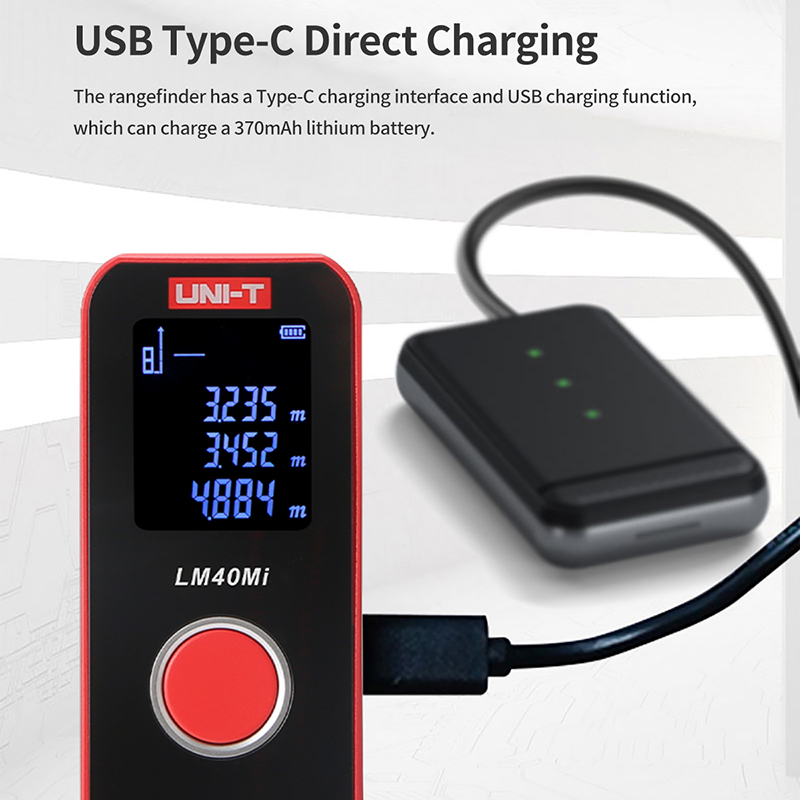 UNI-T Laser Distance Meter 40m - Industrial Laser Tape Measure reseña y precio