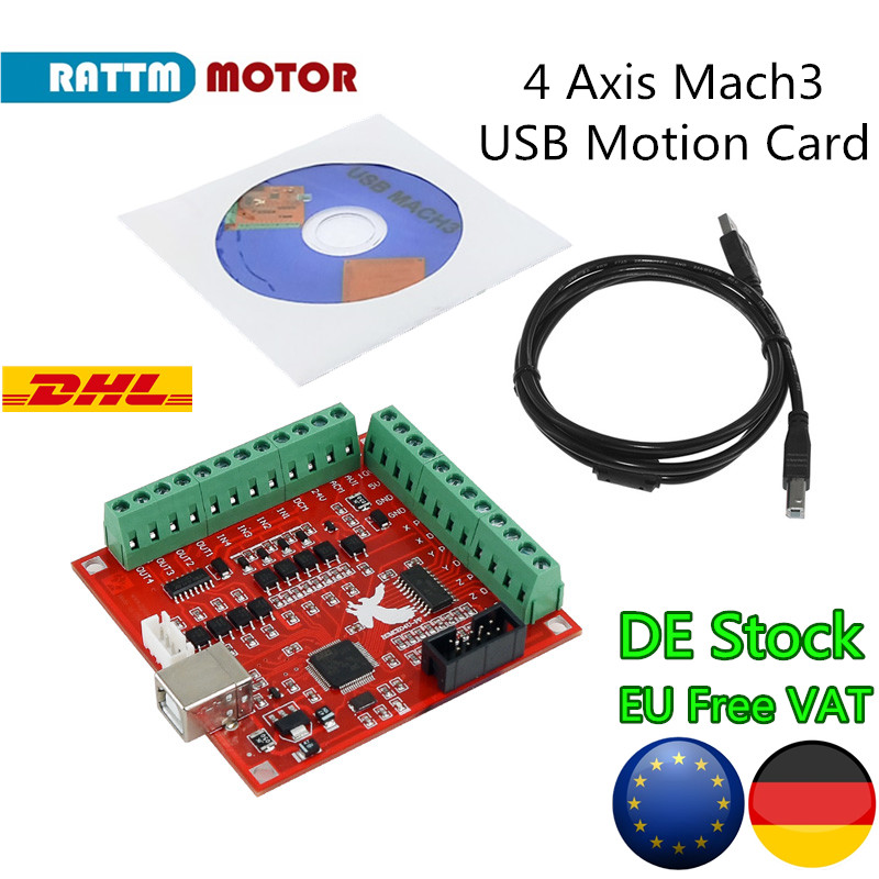 [EU Free Ship] 4 Axis Mach3 US - Breakout Board Mach3 reseña y precio