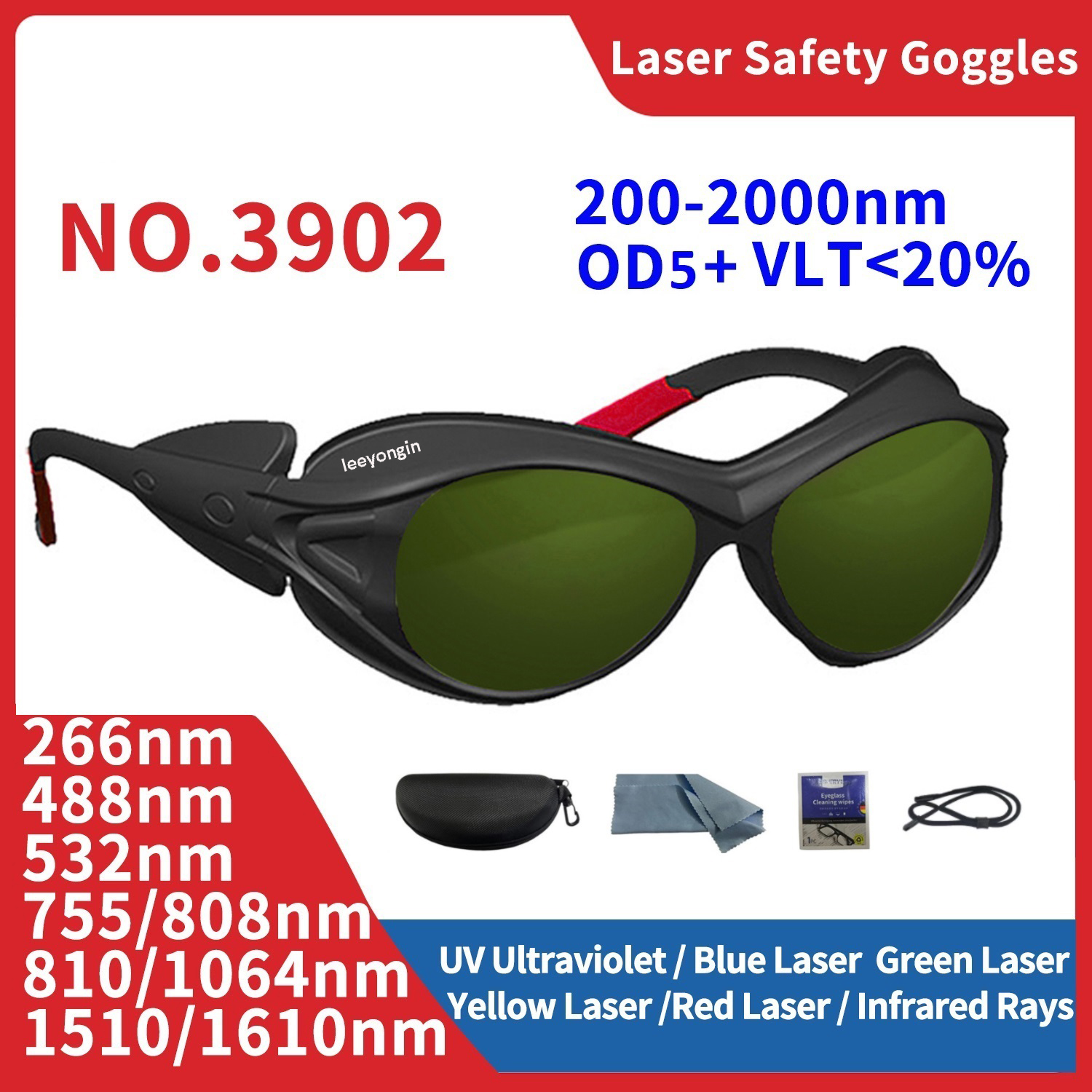 Laser Goggles All Wavelength 2 - Industrial Laser Hair Removal reseña y precio