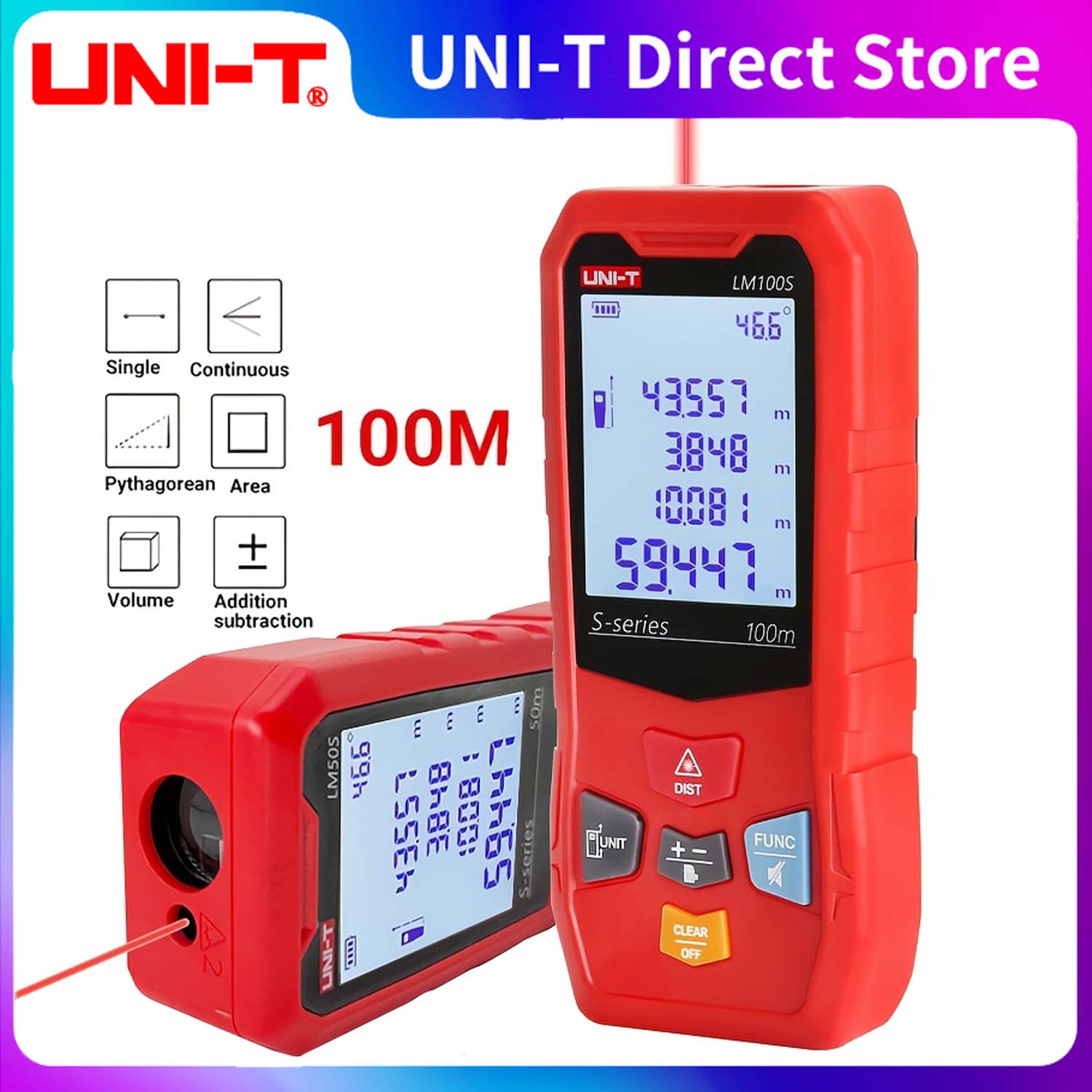UNIT Laser Rangefinder LM40S/6 - Industrial Laser Tape Measure reseña y precio
