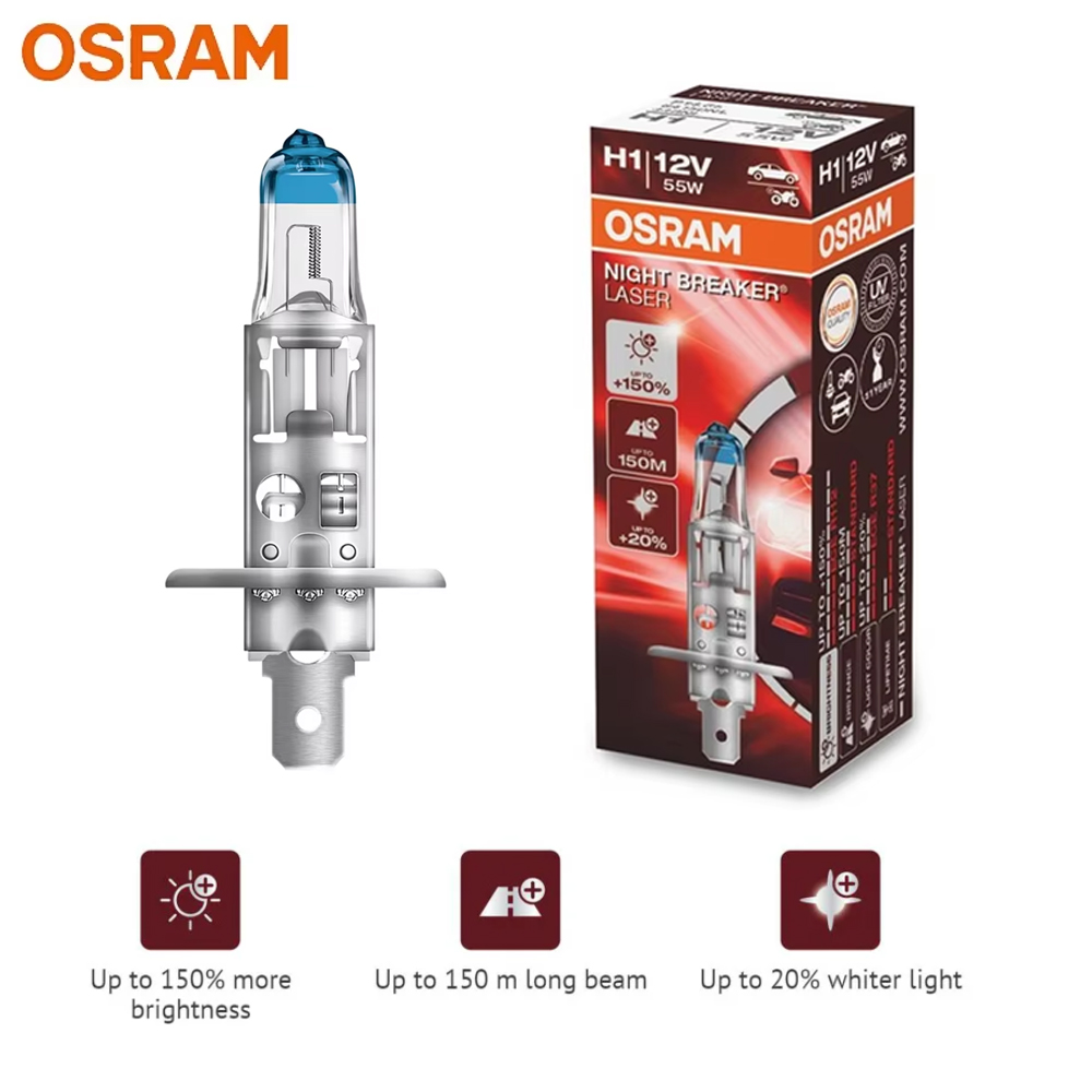 OSRAM Night Breaker Laser H1 H - Industrial Laser Beam reseña y precio