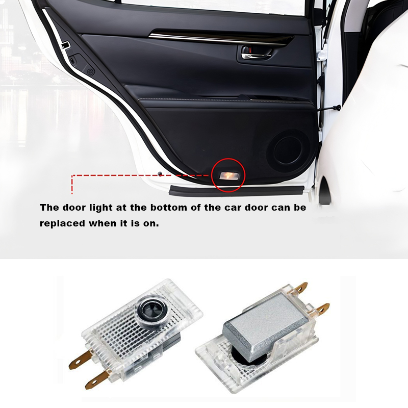 2pcs Led Car Door Welcome Ligh - Industrial Laser Projection reseña y precio