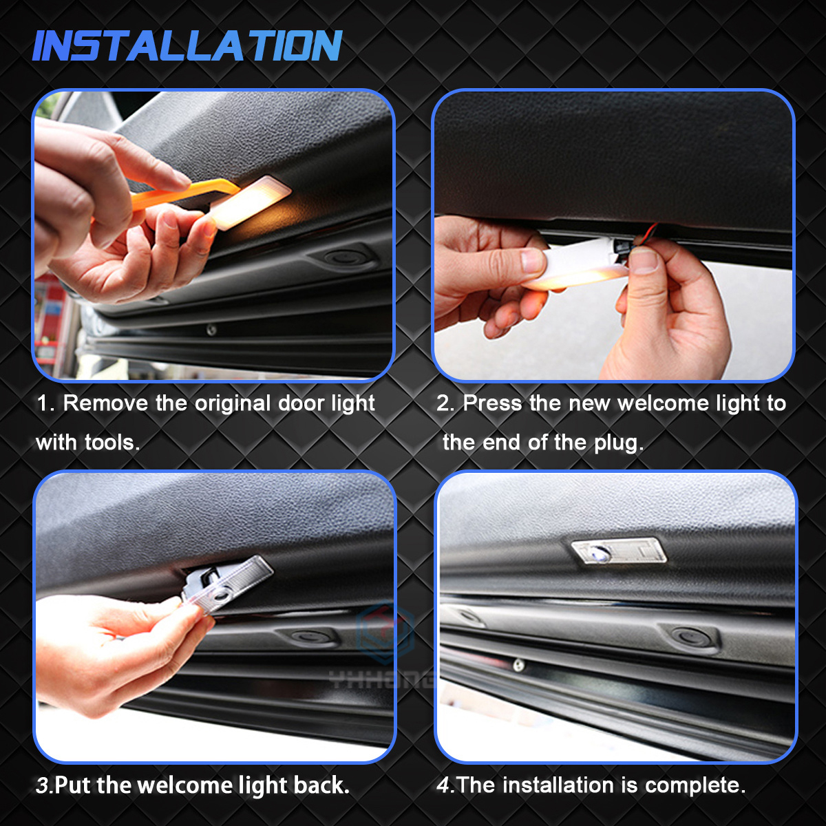 2PC Led Car Door Light Laser P - Industrial Laser Projection reseña y precio