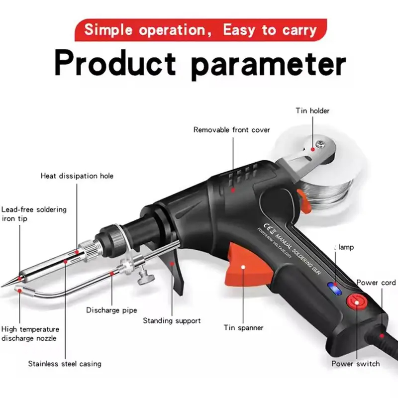 Multi-Function Soldering Iron  - Industrial Heated Laser Welding Tool reseña y precio